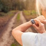 A-senior-using-a-smartwatch-before-going-on-a-run