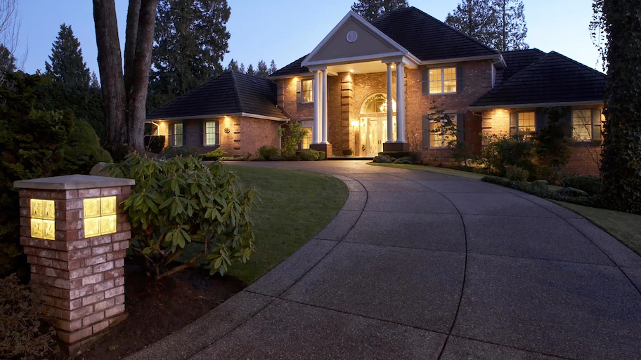 A well-lit home with clear pathways